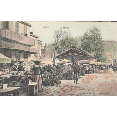 Nice - Le Marché au cours Saleya (rare)